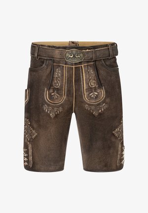 Wiesnkönig, FRITZ - Lederhose - dunkelbraun