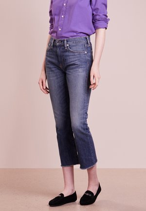 Džíny Bootcut - dark-blue denim