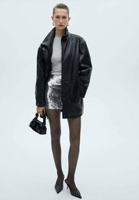 Mango Langærmet T-shirt - light grey