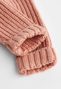 Next CHUNKY EMBROIDED - Kardigán - rust brown