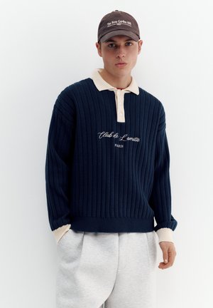 LONG SLEEVE SWEATER - T-shirt à manches longues - dark blue