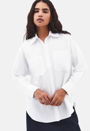 BUTTON DETAIL - Blusa - white