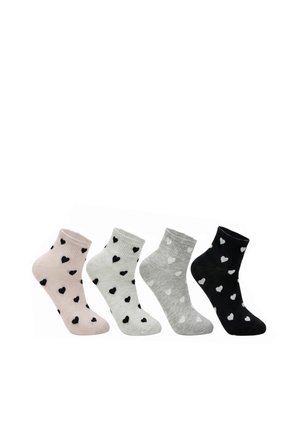 Yuhu, HERZ MUSTER DAMEN 4ER PACK - Socken - mehrfarbig