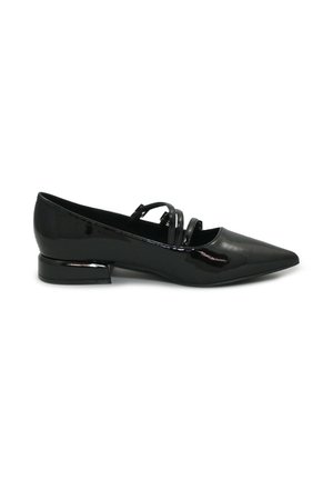 Ballerine con cinturino - nero
