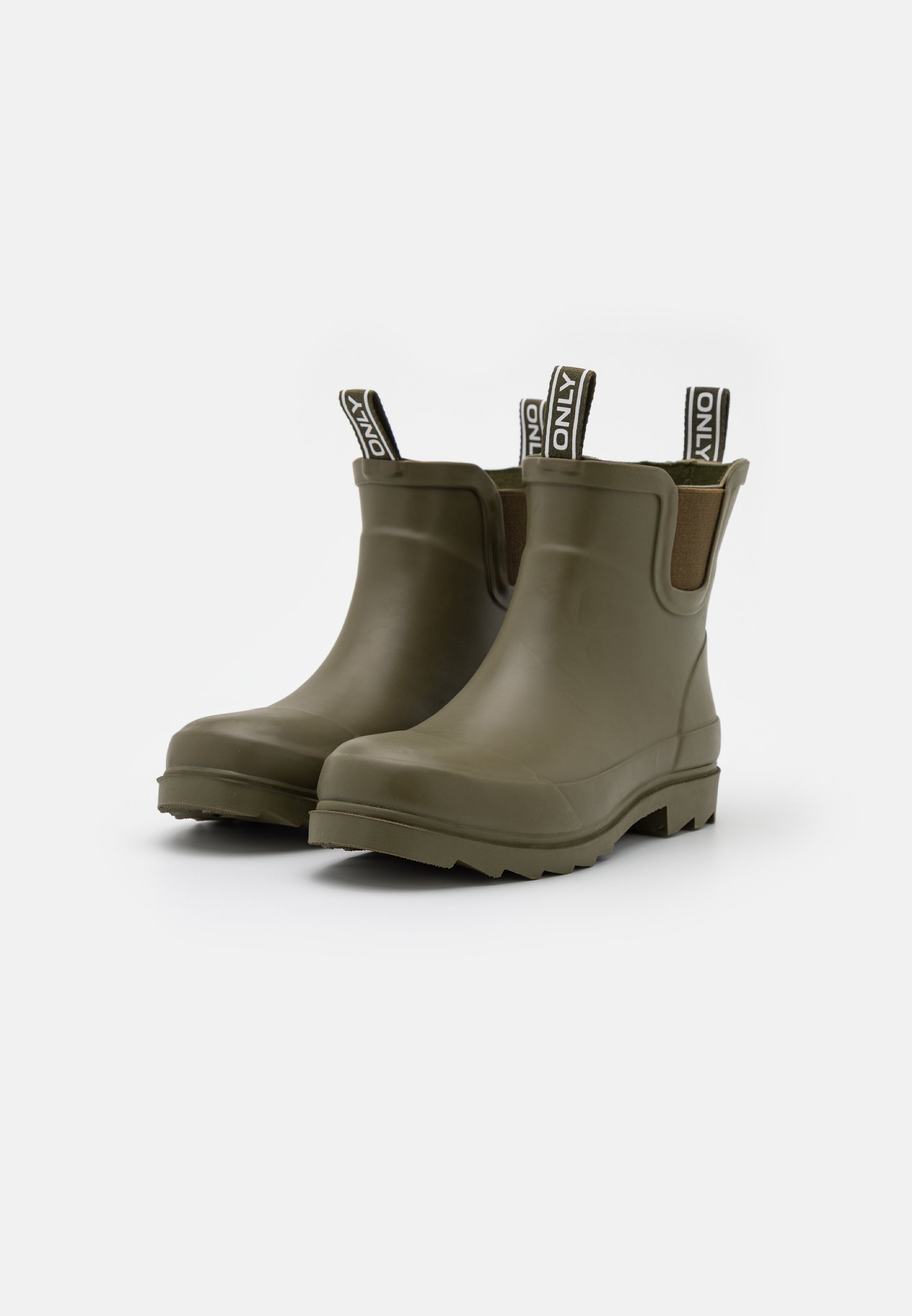 ONLY SHOES ONLRIRI SHORT RAINBOOT - Regenlaarzen - dark green/donkergroen -  Zalando.nl