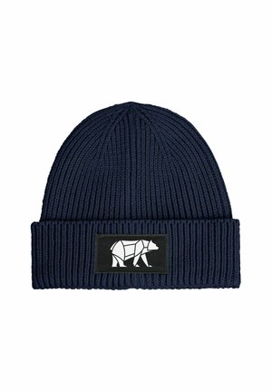 MIT PATCH BÄR LINEART POLYGON NATUR - Beanie - navy