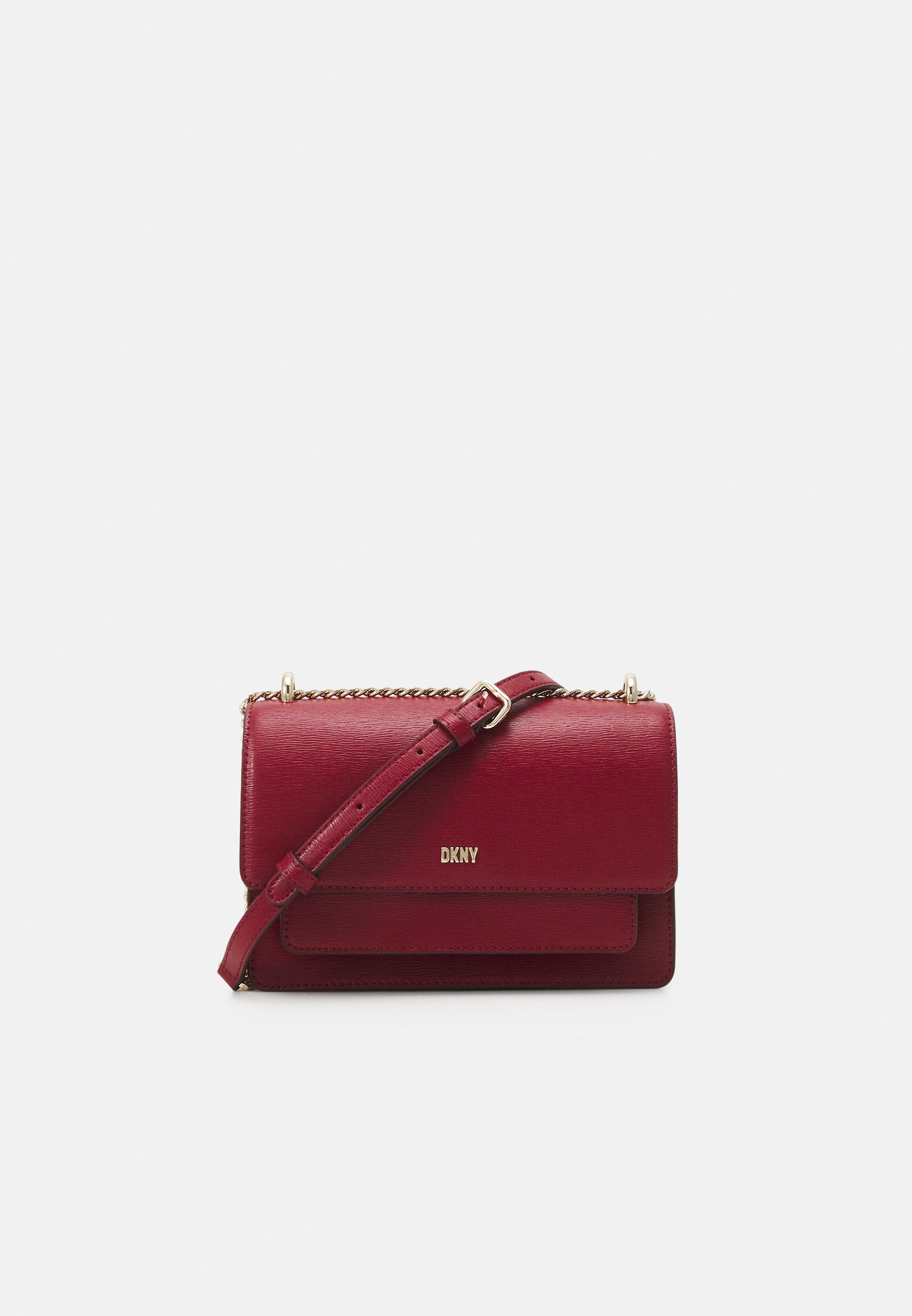 dkny red and black bag