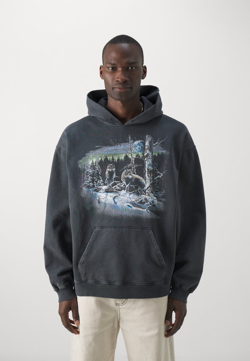 Blackskies UNISEX - Felpa Con Cappuccio - Black/nero-screziato - Foto 12