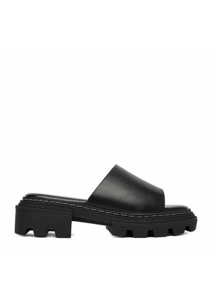 DeeZee, DEEZEE WOMEN'S FLIP-FLOPS BLACK - Pantofle na podpatku - black