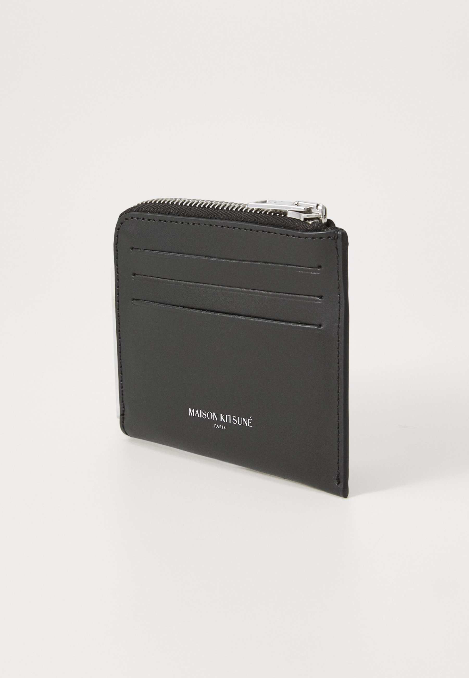 カードケース・名刺入れ Maison Kitsune Fox Head Smooth Leather Card Case Maison Kitsuné FOX HEAD CARDHOLDER UNISEX - Wallet - dark