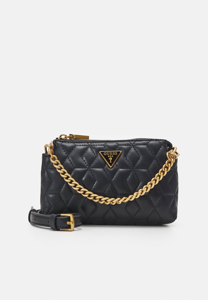 Guess ELENIA MINI CROSSBODY TOP ZIP Bolso de mano black/negro Zalando.es