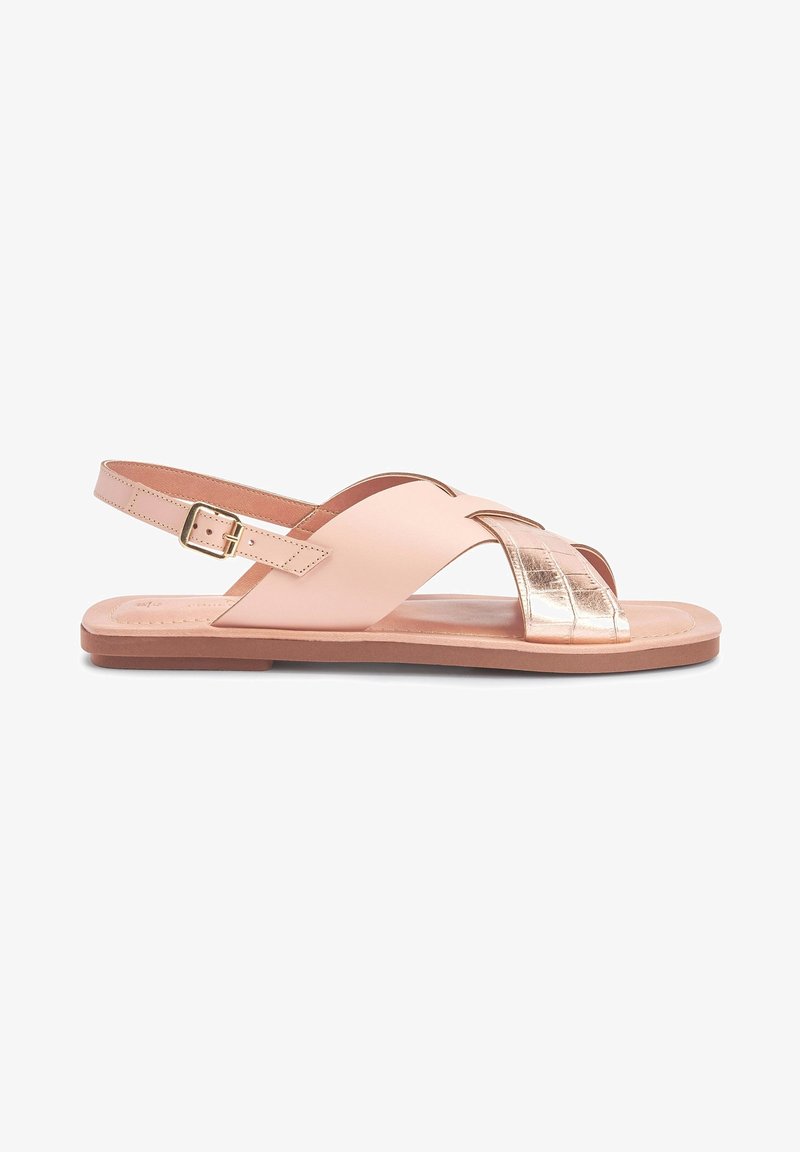 Next Sandaalit nilkkaremmillä - rose gold-coloured