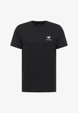 Mustang T-Shirt basic - schwarz