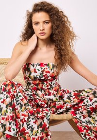 Apricot BLURRED IKAT PALAZZO - Jumpsuit - red