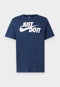 TEE JUST DO IT - T-shirts print - midnight navy/white