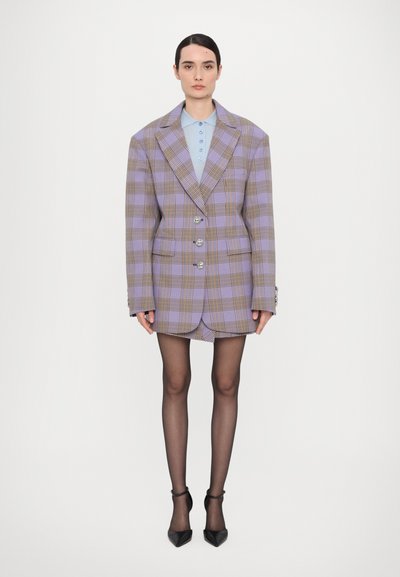Rabanne Miniszoknya - purple/orange/cream/blue