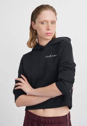 SHRUNKEN HOODIE - Melegítőfelső - black