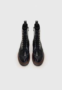 Tamaris Bottines à lacets - black matt