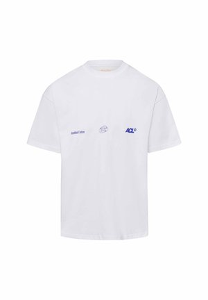 BARCELONA - Print T-shirt - weiß indigo