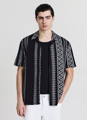 BOWLING FANTASIA ETNICA - Camicia - var nero