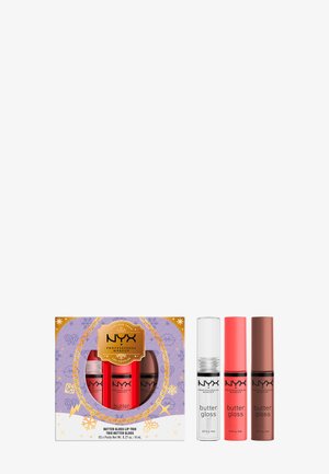 NYX PMU XMAS BUTTER GLOSS TRIO - Make-up Set - -