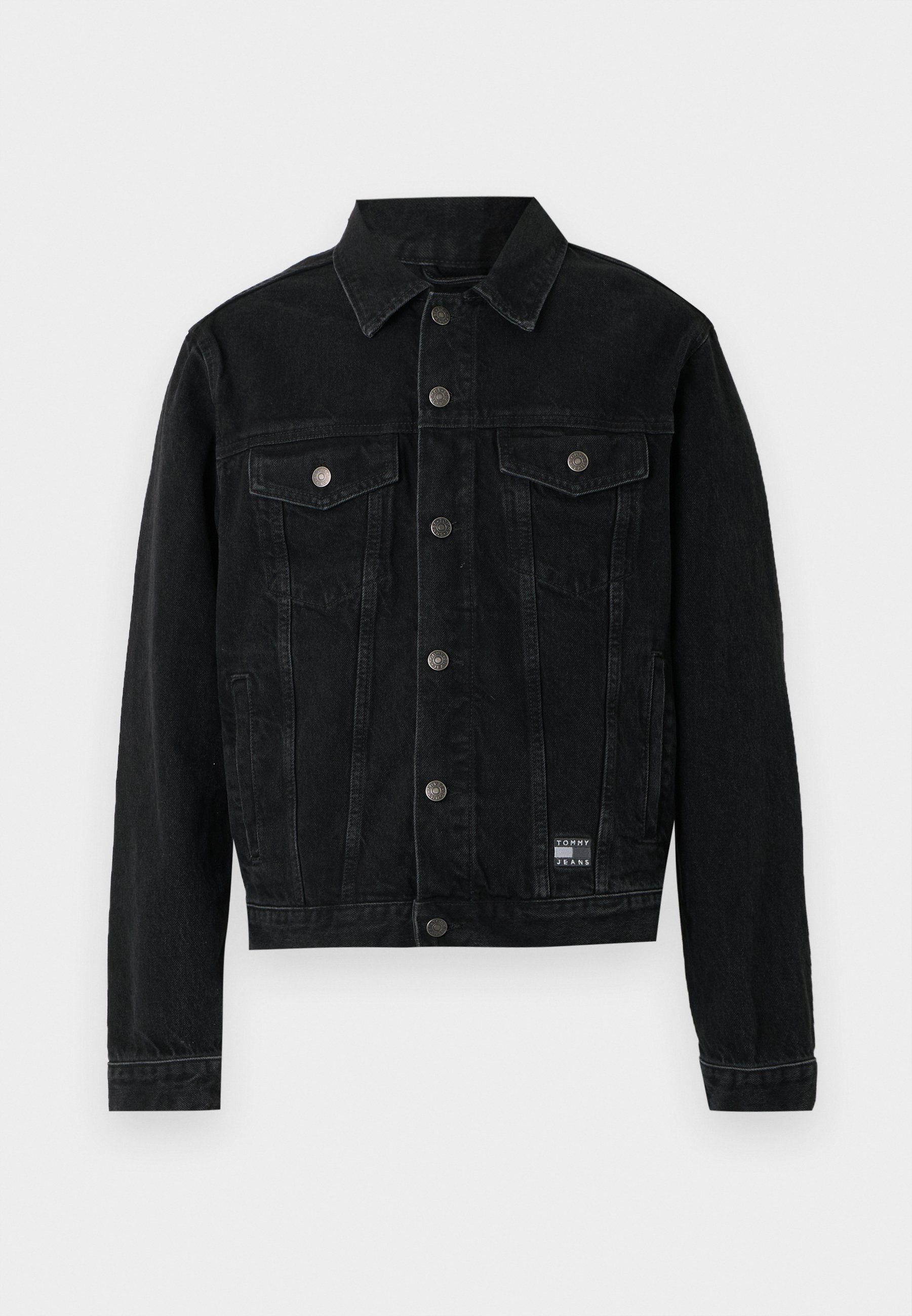 Tommy Jeans RYAN BACK LOGO DENIM TRUCKER JACKET - Denim jacket