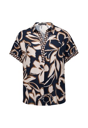 Betty Barclay, BETTY BARCLAY MIT KRAGEN SCHLUPFBLUSE - Blouse - dark blue brown