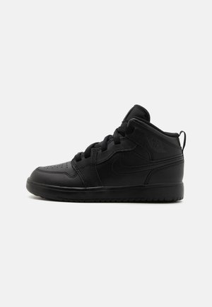 Jordan AIR 1 MID UNISEX - Basketbalschoenen - black/zwart - Zalando.nl