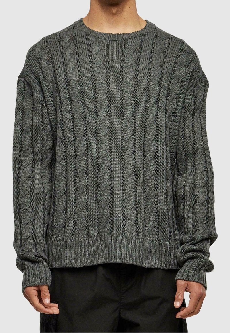 Urban Classics Strickpullover - dark grey