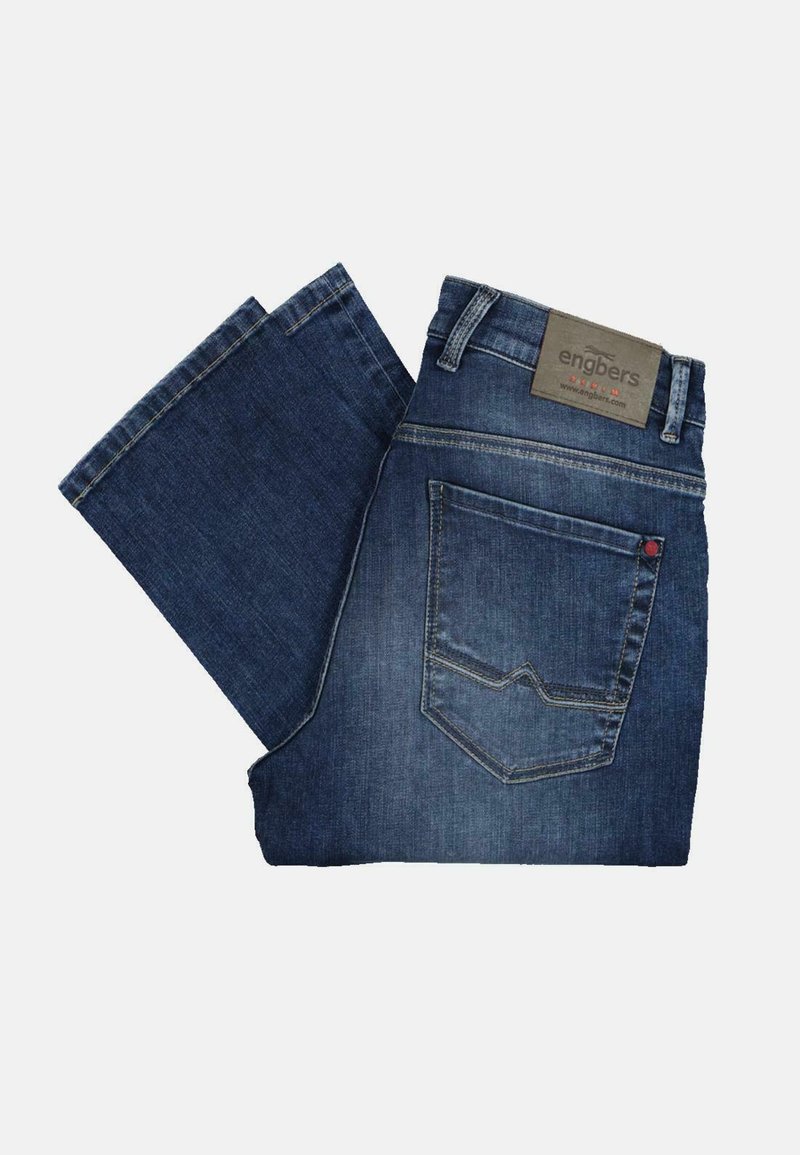 Herren Skinny Fit | Engbers Jeans Straight Leg blau - HR88821 Herren Skinny Fit | Engbers Jeans Straight Leg blau - HR88821