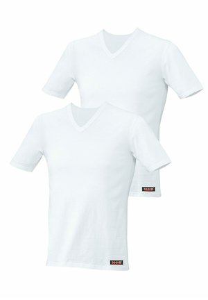 H.I.S 2 PACK - Unterhemd/-shirt - weiß