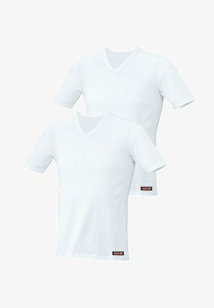 H.I.S 2 PACK - Unterhemd/-shirt - weiß