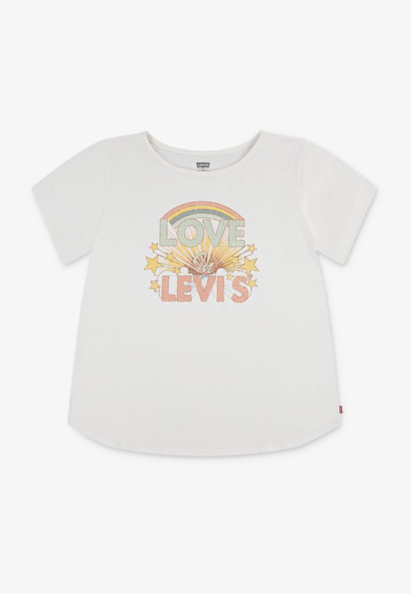 DOUBLE CUFF TEE - T-Shirt print - gardenia