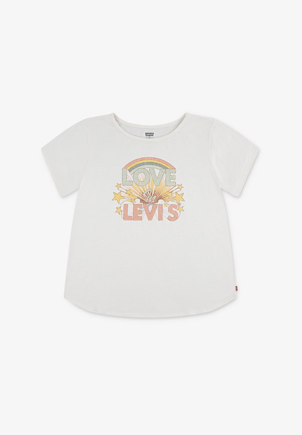 DOUBLE CUFF TEE - Print T-shirt - gardenia