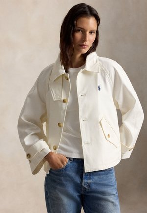 COTTON TWILL JACKET - Lichte jas - trophy cream