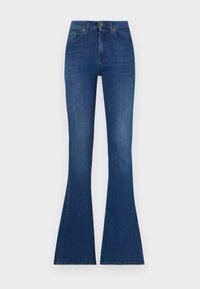 JOELLA PANTS - Flared Jeans - medium blue