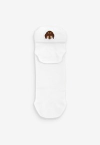 Next EMBROIDERED 4 PACK REGULAR FIT - Strømper - white dogs