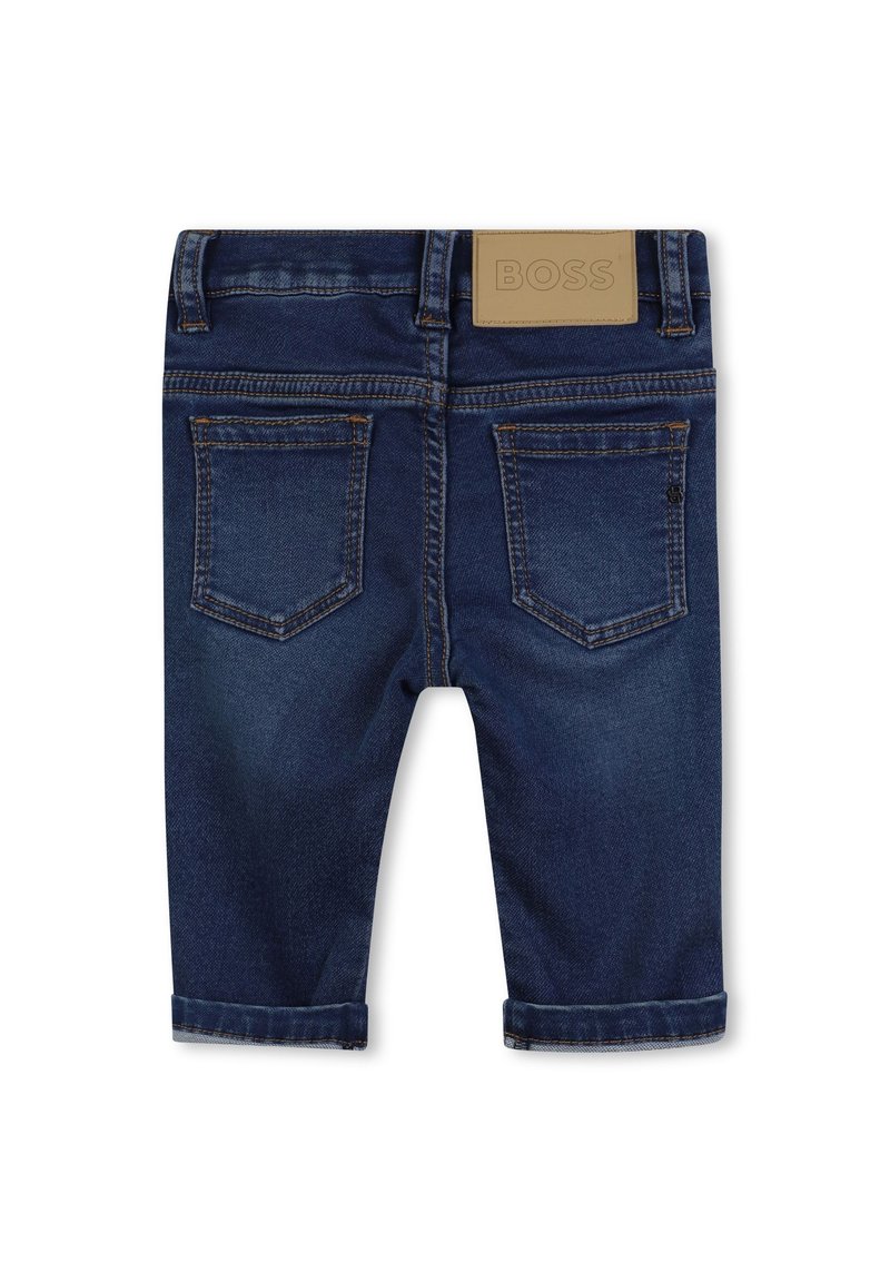 BOSS Kidswear Straight leg jeans stone pulverisation/blue denim