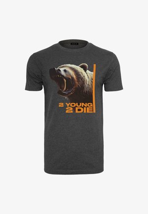 Mister Tee, 2 YOUNG 2 DIE - T-Shirt print - charcoal