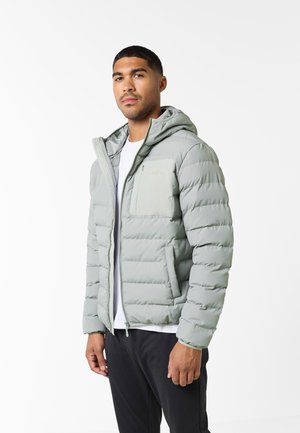 SLIM QUILTED POCKET PUFFER - Zimska jakna - Grey