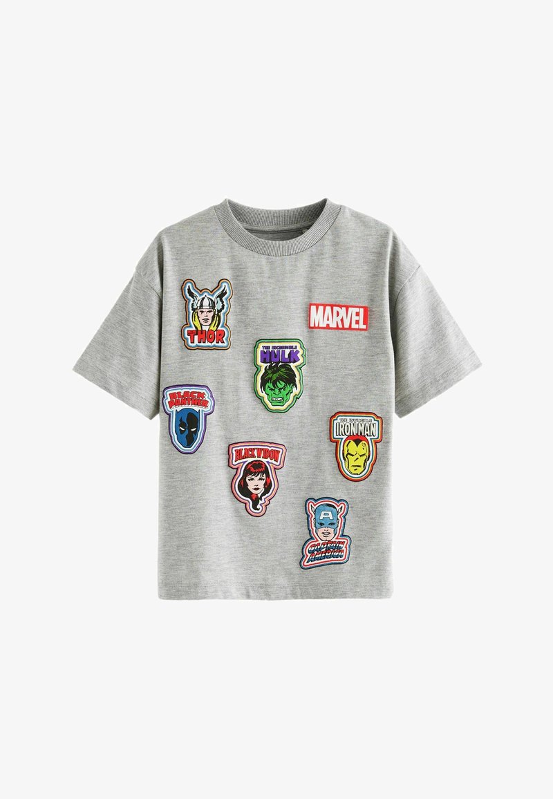Next MARVEL AVENGERS LICENSE SHORT SLEEVE - Triko s potiskem - grey marl