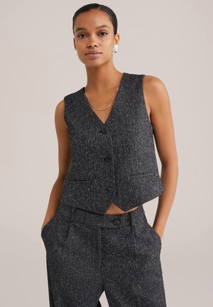 WE Fashion Weste - dark grey