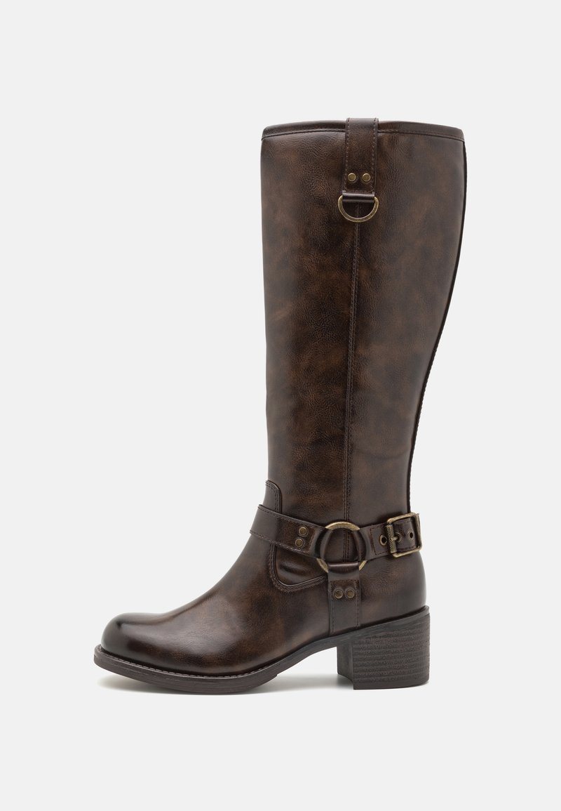 Marco Tozzi Cowboy/Biker boots - dark brown