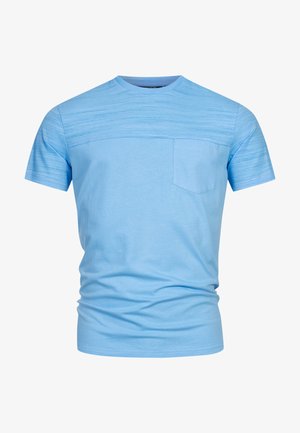 INDICODE JEANS, SPRINGS - T-shirts print - alaska blue