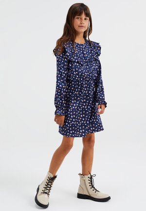 FRENNY SATIN - Day dress - blue