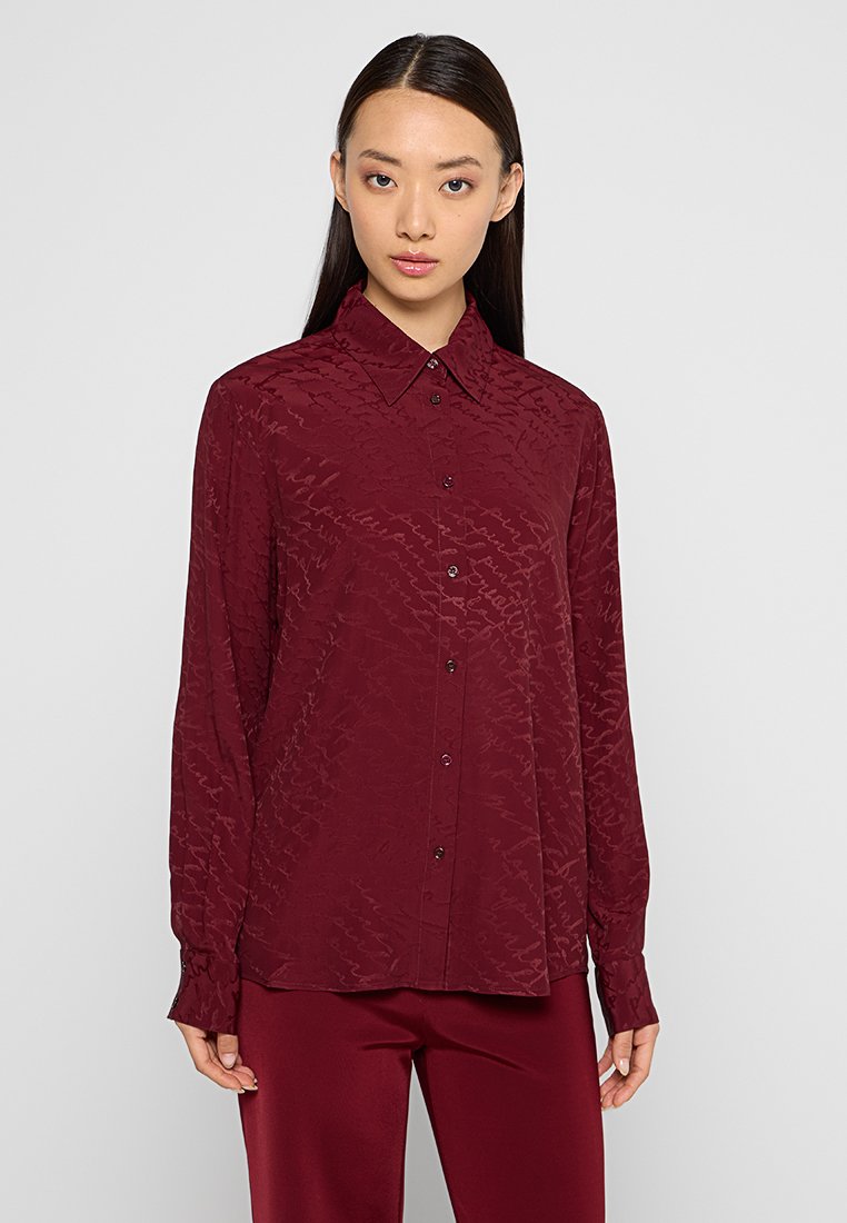 pinko Overhemdblouse bordeauxrood