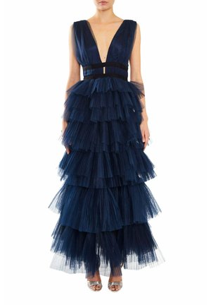 True Decadence FULLY LINED PLUNGING NECK LAYERED SKI - Iltapuku - dark navy