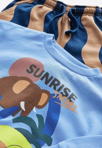 Next LONG SLEEVE AND SET - Trainingsanzug - blue safari
