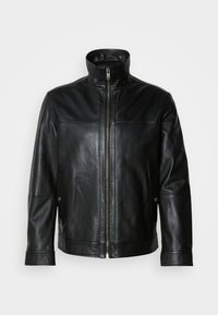 JOREST - Lederjacke - black