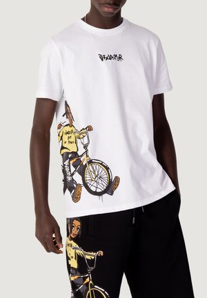 Disclaimer LOGO 23EDS53646 - Camiseta estampada - white